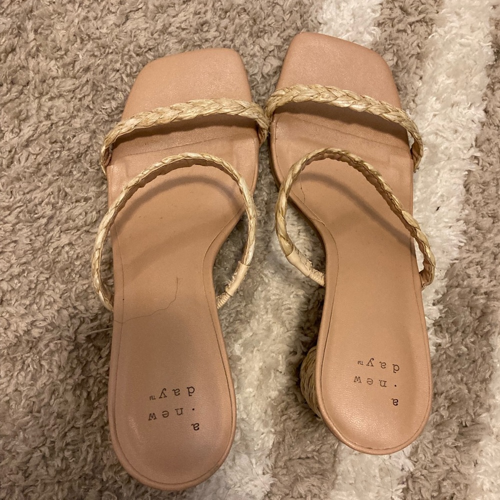 A New Day Rattan heels